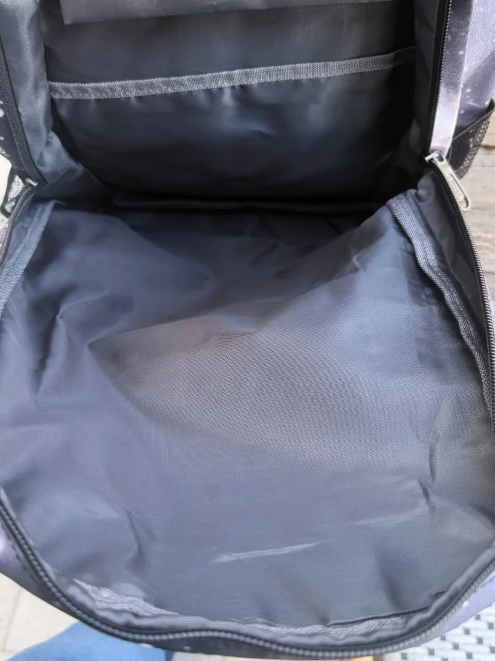 RARE Overwatch Space Galaxy Backpack - Video Gaming Bag Sport Grey Black Unused